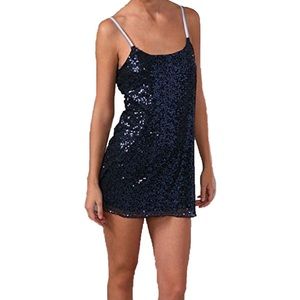 FREE PEOPLE INTIMATELY SEQUIN SLIP DRESS!